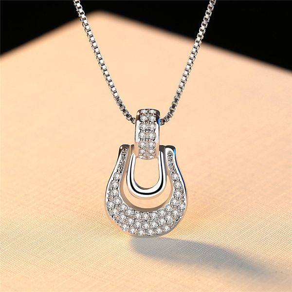 wholesale crystal pendant u shape geometric round elegant women accessories sterling silver vintage choker chain long necklace
wholesale crystal pendant u shape geometric round elegant women accessories sterling silver vintage choker chain long necklace
