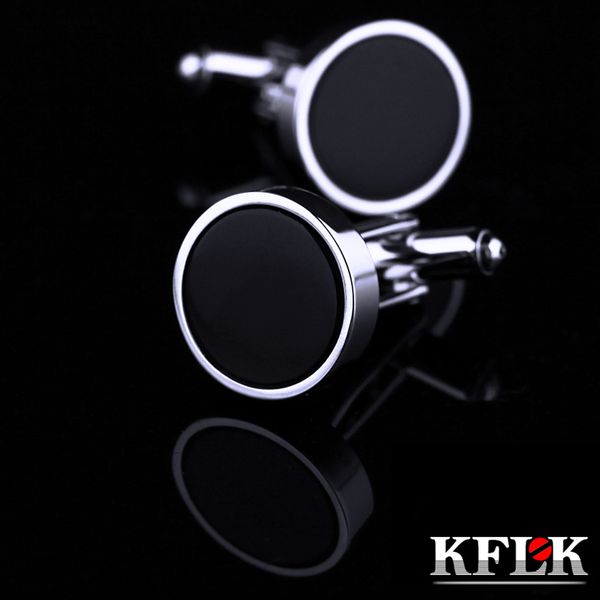 kflk jewelry french shirt cufflink for mens brand classic black round cuff link wholesale button male ing, Silver;golden
kflk jewelry french shirt cufflink for mens brand classic black round cuff link wholesale button male ing, Silver;golden