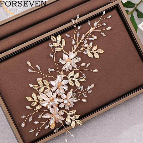 gold crystal rhinestone tiara flower wedding hair clips hair jewelry handmade bridal hairpins wedding accessories headpiece, Golden;white
gold crystal rhinestone tiara flower wedding hair clips hair jewelry handmade bridal hairpins wedding accessories headpiece, Golden;white