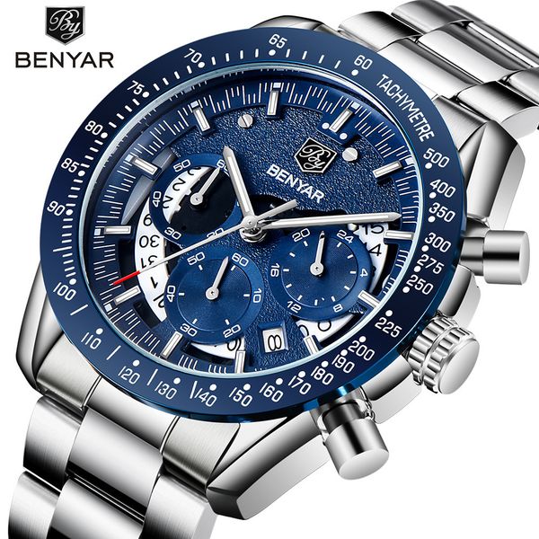 binya benyar cross-border watch multi-function waterproof sports tide quartz watch mens watch watches5120, Slivery;brown
binya benyar cross-border watch multi-function waterproof sports tide quartz watch mens watch watches5120, Slivery;brown