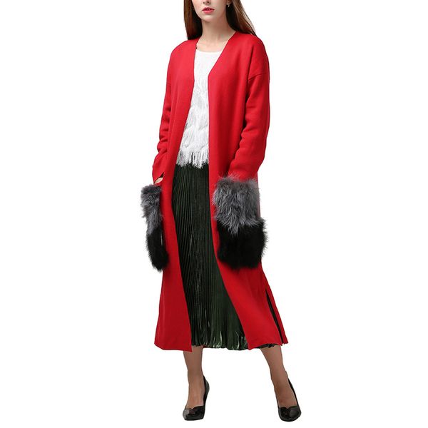 2019 spring new korean version of the scorpion hair large pocket ladies cardigan sweater loose temperament long sweater women, White;black
2019 spring new korean version of the scorpion hair large pocket ladies cardigan sweater loose temperament long sweater women, White;black