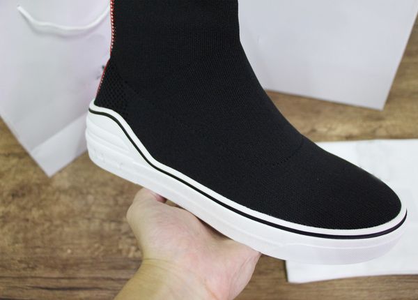 knitted mid sneakers designer socks shoes mid-jacquard brand sneakers for mens and womens size 36-45 with box, Black
knitted mid sneakers designer socks shoes mid-jacquard brand sneakers for mens and womens size 36-45 with box, Black
