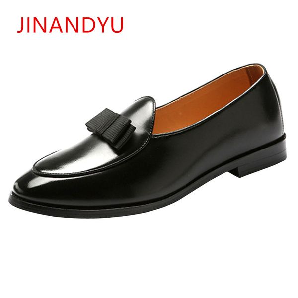 size 37-48 bow tie leather gentleman loafer men wedding black dress shoes banquet loafers men new casual night club party shoes
size 37-48 bow tie leather gentleman loafer men wedding black dress shoes banquet loafers men new casual night club party shoes