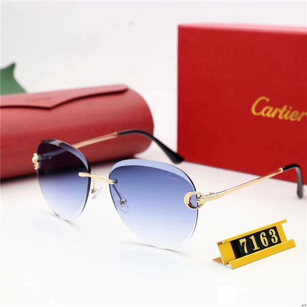 luxury rimless sunglasses designer oversized sunglasses fashion womens sunglasses uv polarized glasses 7colors selling with box, White;black
luxury rimless sunglasses designer oversized sunglasses fashion womens sunglasses uv polarized glasses 7colors selling with box, White;black