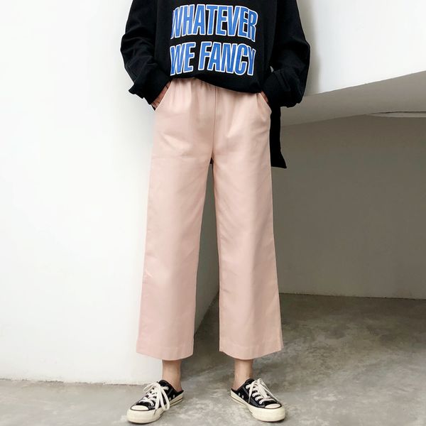 women's clothing new korean ulzzang casual solid loose harajuku couple bf solid pockets fashion high waist wide leg pants, Black;white
women's clothing new korean ulzzang casual solid loose harajuku couple bf solid pockets fashion high waist wide leg pants, Black;white