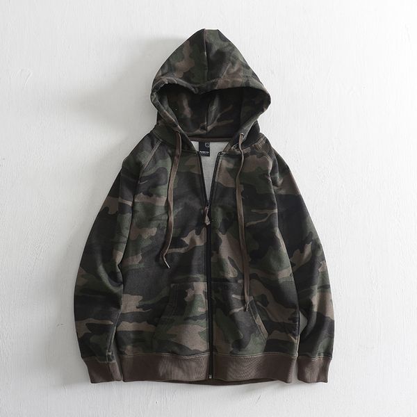 couple's shirt spring and autumn men's hooded cardigan sports hoodie men's japanese fashion terry camouflage outerwear jacket, Black
couple's shirt spring and autumn men's hooded cardigan sports hoodie men's japanese fashion terry camouflage outerwear jacket, Black