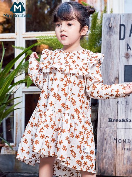 minibalabala girls cotton dress 2019 spring new children baby floral long sleeve loose dresses spring autumn clothing princess, Red;yellow
minibalabala girls cotton dress 2019 spring new children baby floral long sleeve loose dresses spring autumn clothing princess, Red;yellow