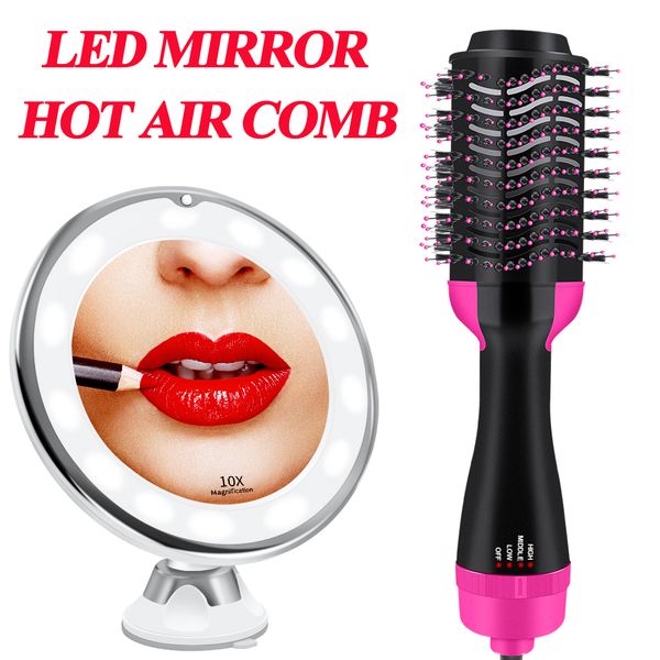 air brush comb one step hair dryer and volumizer hait dryer straightener curler styling comb led mirror kit dropshipping
air brush comb one step hair dryer and volumizer hait dryer straightener curler styling comb led mirror kit dropshipping