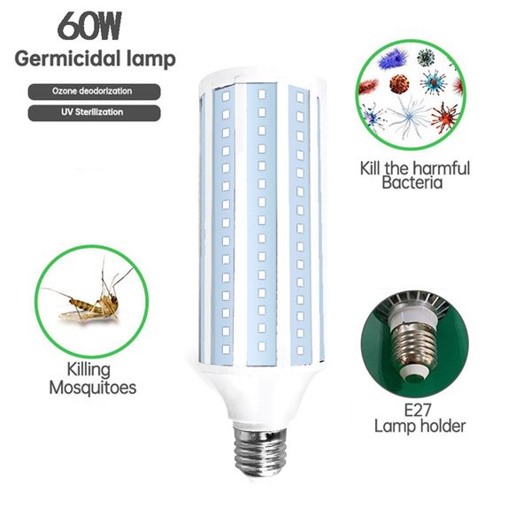60w uv germicidal lamp led uvc disinfection light bulb e27 7200lm ozone with remote control timer 30 min 1 hour
60w uv germicidal lamp led uvc disinfection light bulb e27 7200lm ozone with remote control timer 30 min 1 hour