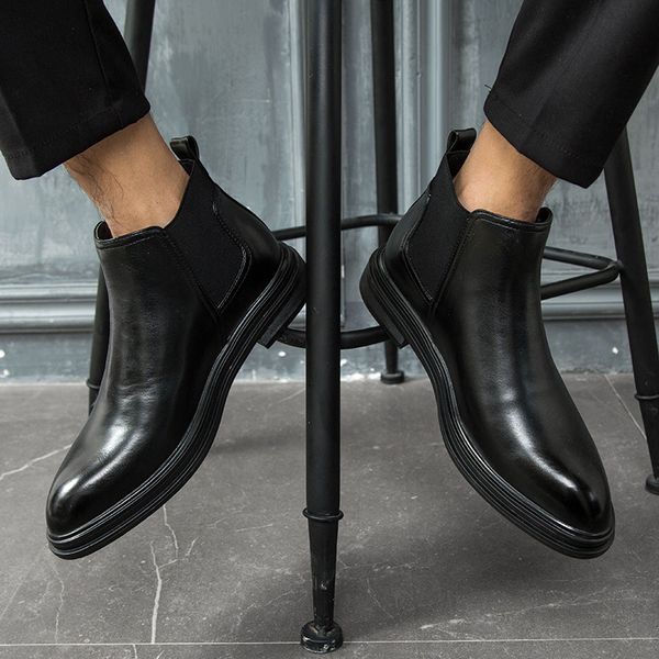 mazefeng winter boots men leather shoes men ankle boots fashion autumn winter male footwear 2020 size 38-47, Black
mazefeng winter boots men leather shoes men ankle boots fashion autumn winter male footwear 2020 size 38-47, Black