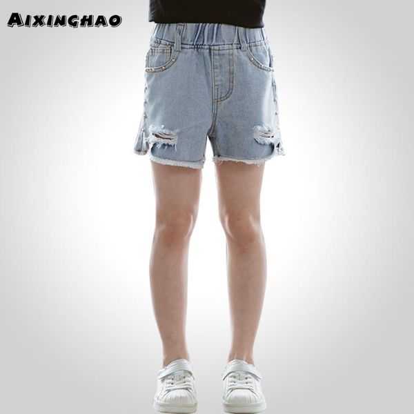girls summer jeans elastic waist girl ripped jeans kids hole for children rivet children's clothing 6 8 10 1 2 14, Blue
girls summer jeans elastic waist girl ripped jeans kids hole for children rivet children's clothing 6 8 10 1 2 14, Blue