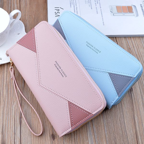 double zip wallet ms. clutch bag long fashion contrast color mother double wallet large capacity litchi, Red;black
double zip wallet ms. clutch bag long fashion contrast color mother double wallet large capacity litchi, Red;black