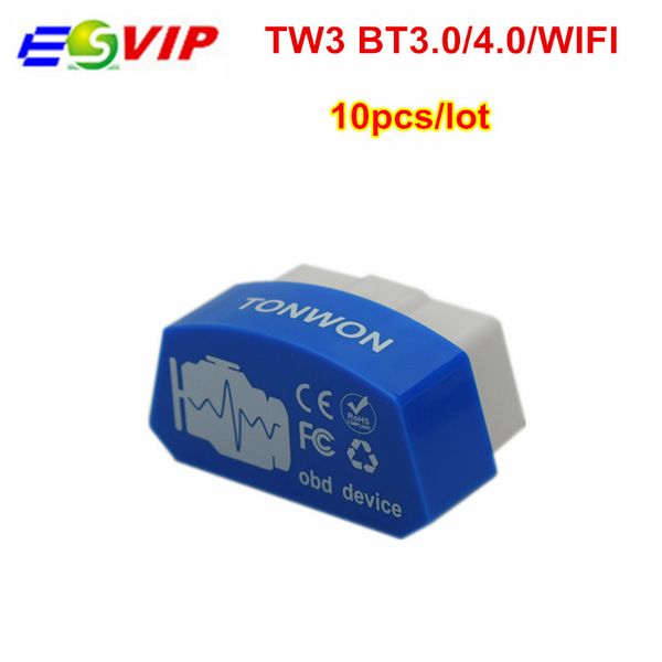 10pcs dhl tonwon 3 obd2 code scanner wifi / bluetooth car diagnostics tool scanner check vehicle engine device tool elm327
10pcs dhl tonwon 3 obd2 code scanner wifi / bluetooth car diagnostics tool scanner check vehicle engine device tool elm327