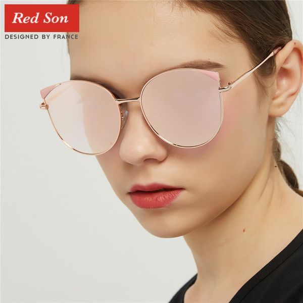 red son 2019 fashion sunglasses women polarized mirror metal frame alloy uv400 glasses for women, White;black
red son 2019 fashion sunglasses women polarized mirror metal frame alloy uv400 glasses for women, White;black