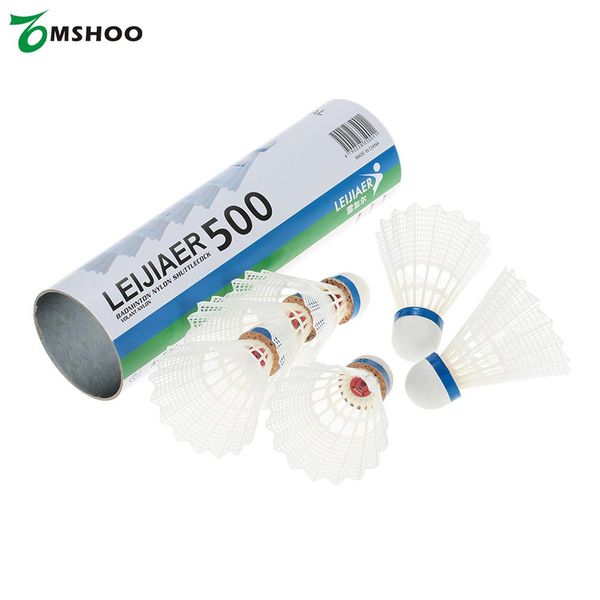 6pcs/lot professional badmintons shuttlecocks birdies durable white nylon feather training badminton ball indoor outdoor sports
6pcs/lot professional badmintons shuttlecocks birdies durable white nylon feather training badminton ball indoor outdoor sports