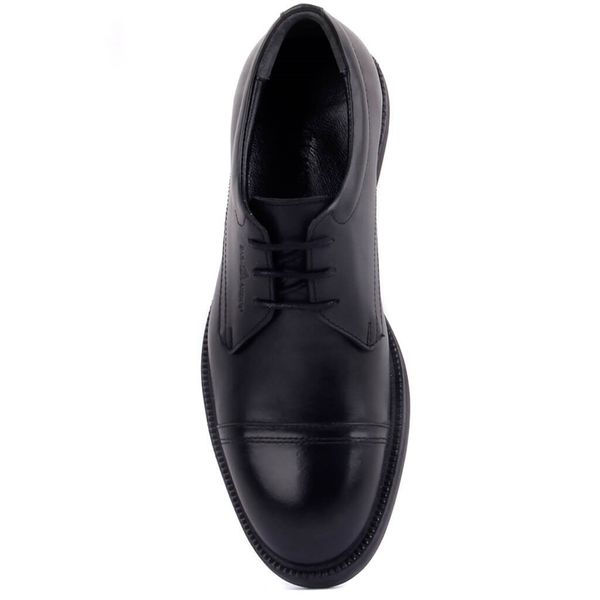 sail-lakers black leather men 's casual shoes