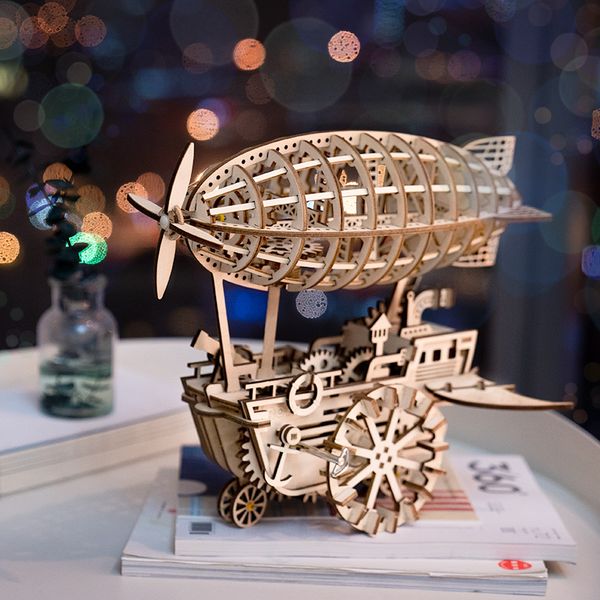 diy подвижный дирижабль зубчатая передача по часовому механизму 3d деревянная модель строительные наборы игрушки хобби подарок для детей взр
diy подвижный дирижабль зубчатая передача по часовому механизму 3d деревянная модель строительные наборы игрушки хобби подарок для детей взр