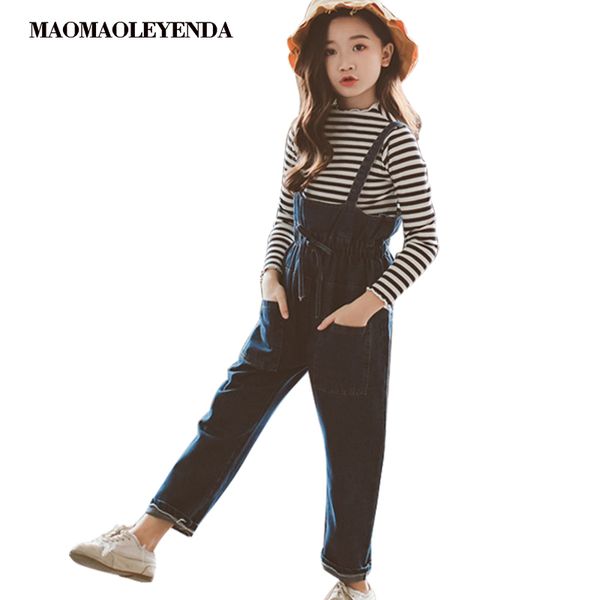 girls clothes set striped shirt+jumpsuit 2 pcs autumn suit for girls casual children's set spring teen clothing 4-12 years, White
girls clothes set striped shirt+jumpsuit 2 pcs autumn suit for girls casual children's set spring teen clothing 4-12 years, White
