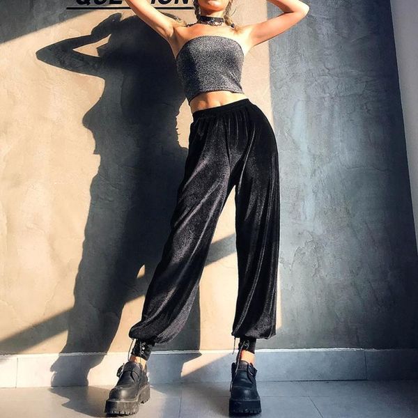 women's pants & capris harajuku women streetwear casual harem 2021 spring fashion solid velvet hip hop trousers long, Black;white
women's pants & capris harajuku women streetwear casual harem 2021 spring fashion solid velvet hip hop trousers long, Black;white