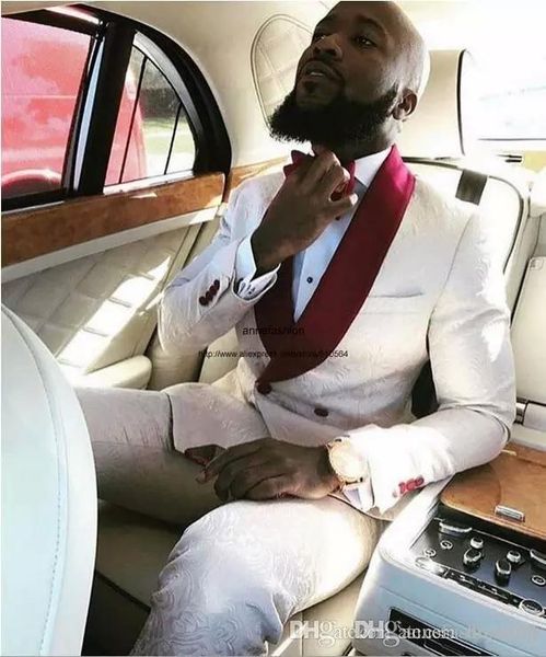 2019 new men jacquard pattern suits custom made slim fit groom tuxedo bridegroom business groomsmen suits white red(jacket+pants, Black;gray
2019 new men jacquard pattern suits custom made slim fit groom tuxedo bridegroom business groomsmen suits white red(jacket+pants, Black;gray