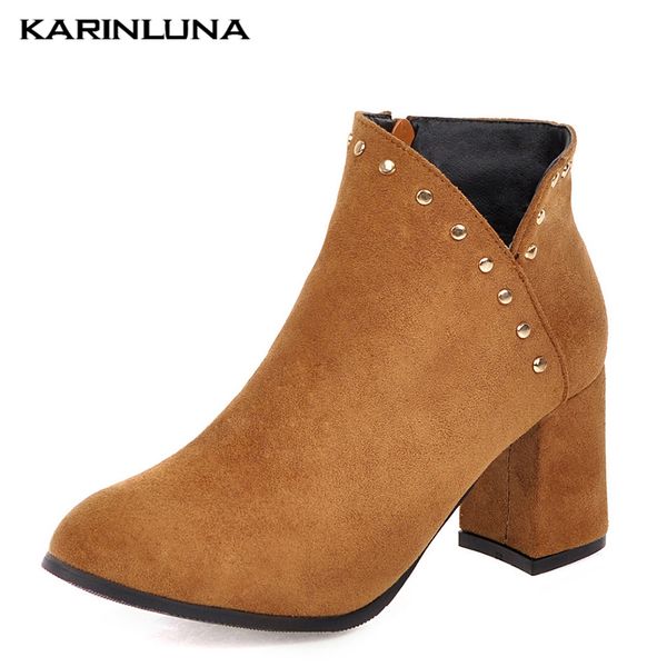 karin fashion plus size 32-45 chunky high heels 2019 concise shoes women boots elegant autumn boots woman shoes, Black
karin fashion plus size 32-45 chunky high heels 2019 concise shoes women boots elegant autumn boots woman shoes, Black
