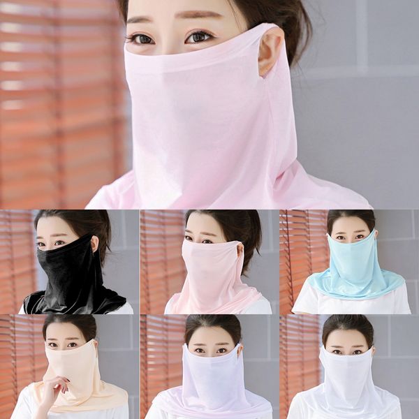 iqktr cycling breathable half face mask cool sports silk headscarf outdoor ice earloop scarf multifunction scarf bicycle anti-u, Black
iqktr cycling breathable half face mask cool sports silk headscarf outdoor ice earloop scarf multifunction scarf bicycle anti-u, Black