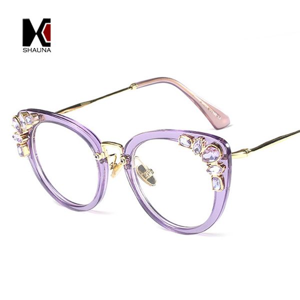 wholesale-shauna myopia glasses women luxury crystal decoration optical frame clear trenye eyeglasses pink purple uv400, Black
wholesale-shauna myopia glasses women luxury crystal decoration optical frame clear trenye eyeglasses pink purple uv400, Black