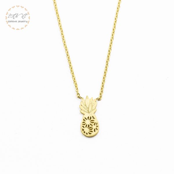stainless steel hollows flower pineapple charm necklaces women's fashion jewelry accessories rose gold bijoux femme 2020, Silver
stainless steel hollows flower pineapple charm necklaces women's fashion jewelry accessories rose gold bijoux femme 2020, Silver