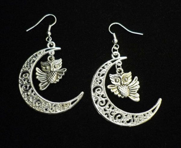 alloy ancient silver hollow moon owl charm dangle earrings fashion creative women jewelry designer earring friend holiday gift
alloy ancient silver hollow moon owl charm dangle earrings fashion creative women jewelry designer earring friend holiday gift