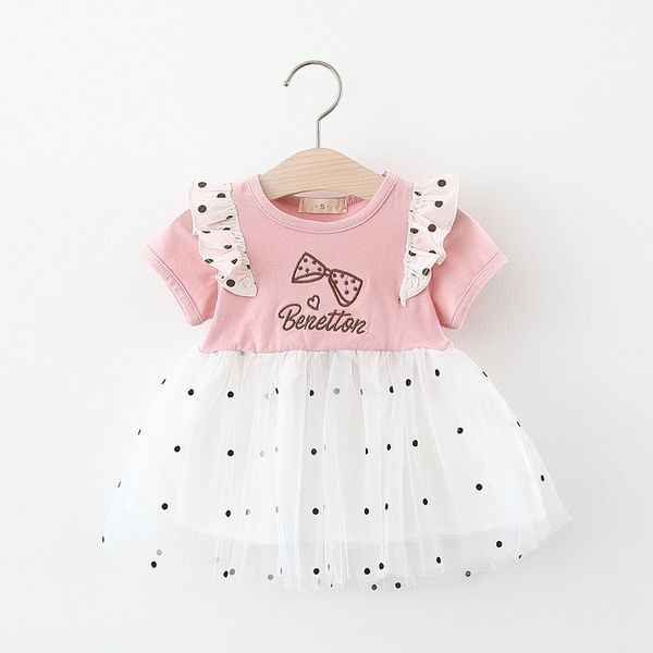 kids designer clothes girls summer new girls short-sleeved dress korean-style infant children polka dot stitching mesh skirt baby princess d, Red;yellow
kids designer clothes girls summer new girls short-sleeved dress korean-style infant children polka dot stitching mesh skirt baby princess d, Red;yellow