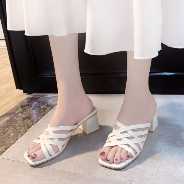 shoes loafers square heel rubber flip flops slippers casual med slides block hawaiian rome pu hoof heels toe slippers, Black
shoes loafers square heel rubber flip flops slippers casual med slides block hawaiian rome pu hoof heels toe slippers, Black