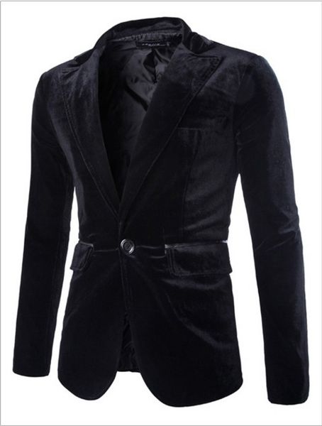 dropshipping high-grade blazers fashion dance wedding coat bright mercerized slim corduroy single-breasted one-button suit, White;black
dropshipping high-grade blazers fashion dance wedding coat bright mercerized slim corduroy single-breasted one-button suit, White;black