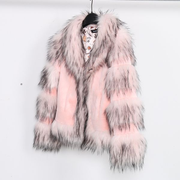 nerazzurri pink faux fur jacket women 2019 winter furry patchwork fur coat kawaii short plus size fluffy cropped fake jacket, Black
nerazzurri pink faux fur jacket women 2019 winter furry patchwork fur coat kawaii short plus size fluffy cropped fake jacket, Black