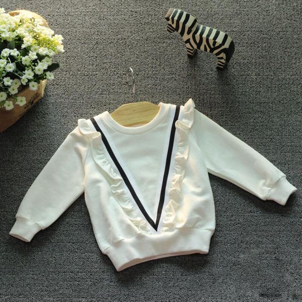 2018 spring fall girls shirts long sleeve striped ruffles children's t-shirt girl kids baby toddler and blouses jw6181, Blue
2018 spring fall girls shirts long sleeve striped ruffles children's t-shirt girl kids baby toddler and blouses jw6181, Blue