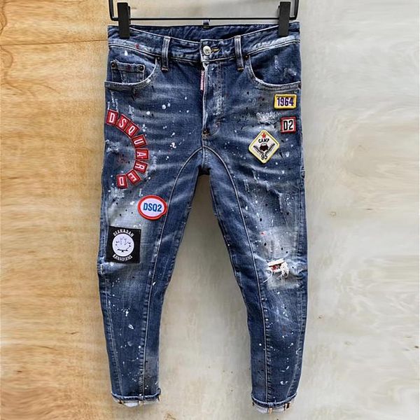 2020 mens distressed ripped biker jeans slim fit motorcycle biker denim for men fashion mens slim fit jeans luxury fashion men pants, Blue
2020 mens distressed ripped biker jeans slim fit motorcycle biker denim for men fashion mens slim fit jeans luxury fashion men pants, Blue