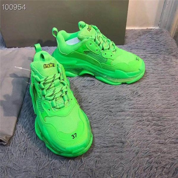 design autumn green triple s sneakers old dad shoes low triple-s buffed leather and mesh sneakers for women & men causal sport shoes, Black
design autumn green triple s sneakers old dad shoes low triple-s buffed leather and mesh sneakers for women & men causal sport shoes, Black