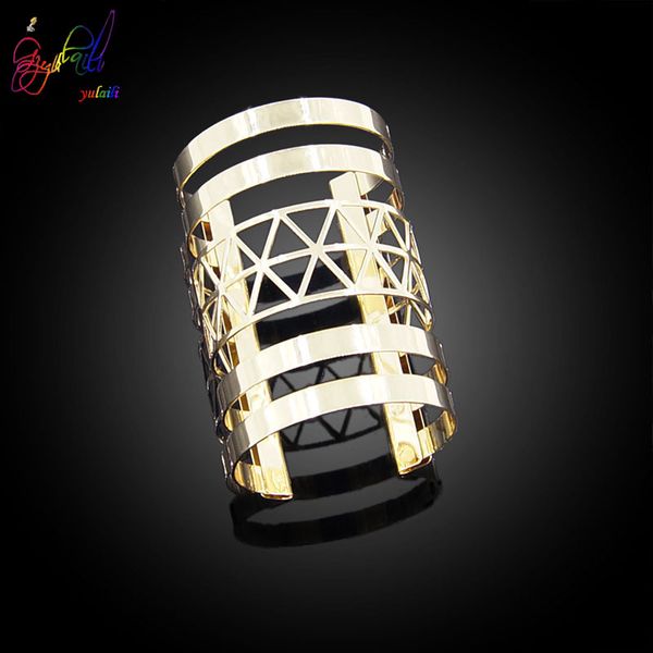 yulaili 2020 fashion geometric hollow wide metal bangle for women maxi punk bracelet cuff bangle famous jewelry accessories, Golden;silver
yulaili 2020 fashion geometric hollow wide metal bangle for women maxi punk bracelet cuff bangle famous jewelry accessories, Golden;silver