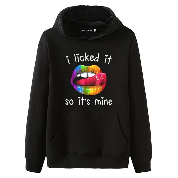 women's hoodies lgbt gay pride rainbow hoodies like it so it's mine letter print sweatshirts sudaderas de mujer, Black
women's hoodies lgbt gay pride rainbow hoodies like it so it's mine letter print sweatshirts sudaderas de mujer, Black