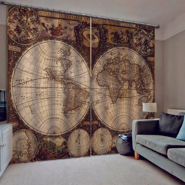 modern printing custom 3d curtains new bedroom study thickened windshield blackout curtains brown map curtains
modern printing custom 3d curtains new bedroom study thickened windshield blackout curtains brown map curtains