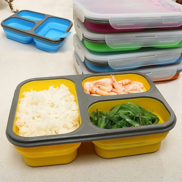outdoor portable fold lunch boxs silicon microwave dinnerware lunchbox bowls container kids three lattice folding bowls an2892
outdoor portable fold lunch boxs silicon microwave dinnerware lunchbox bowls container kids three lattice folding bowls an2892