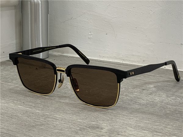 matte black gold brown lens square sunglasses 2076 sun glasses men sunglasses eye wear new with box, White;black
matte black gold brown lens square sunglasses 2076 sun glasses men sunglasses eye wear new with box, White;black