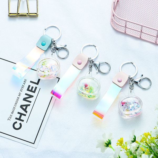 explosive acrylic keychain creative dry flower quicksand keyring ladies and bags pendant, Silver
explosive acrylic keychain creative dry flower quicksand keyring ladies and bags pendant, Silver