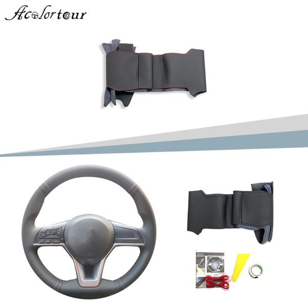 for qashqa juke rogue for dayz x-trail t32 genuine leather steering wheel cover diy stitched flying wheel cover wrap
for qashqa juke rogue for dayz x-trail t32 genuine leather steering wheel cover diy stitched flying wheel cover wrap