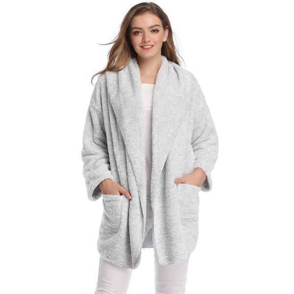2019 autumn winter women teddy coats jackets ladies open stitch oversize outwear loose plus size overcoats, Black;brown
2019 autumn winter women teddy coats jackets ladies open stitch oversize outwear loose plus size overcoats, Black;brown