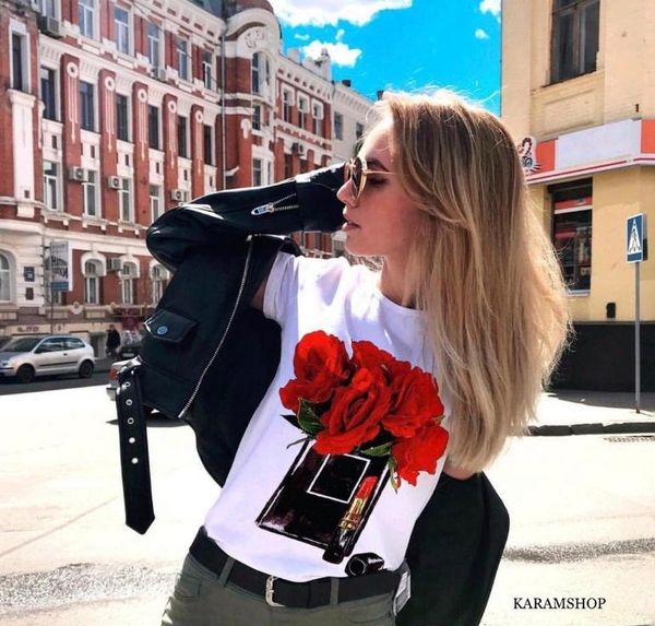 summer women sport clothing short-sleeved high-heeled print t-shirts casual shirts tees size s-3xl, White
summer women sport clothing short-sleeved high-heeled print t-shirts casual shirts tees size s-3xl, White