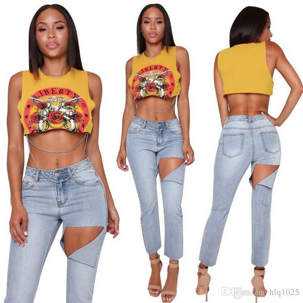 new fashion tee shirt femme womens print sleeveless tank summer women outfit ladies cloth crop top 
new fashion tee shirt femme womens print sleeveless tank summer women outfit ladies cloth crop top