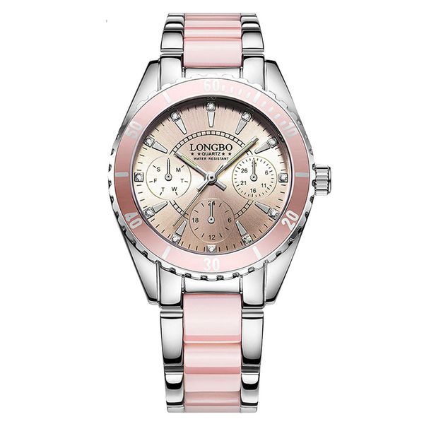luxury women's wristwatches special alloy+ceramics ladies watches stylish women analog quartz hour bracelet wristwatch relogio, Slivery;brown
luxury women's wristwatches special alloy+ceramics ladies watches stylish women analog quartz hour bracelet wristwatch relogio, Slivery;brown