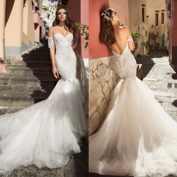 amazing lace mermaid wedding dresses off the shoulder sweetheart neck appliqued bridal gowns tulle sweep train beaded vestido de novia, White
amazing lace mermaid wedding dresses off the shoulder sweetheart neck appliqued bridal gowns tulle sweep train beaded vestido de novia, White