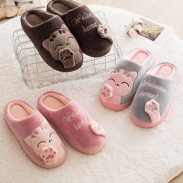 women men winter home slippers cartoon cat shoes soft winter warm house slippers indoor bedroom lovers couples
women men winter home slippers cartoon cat shoes soft winter warm house slippers indoor bedroom lovers couples