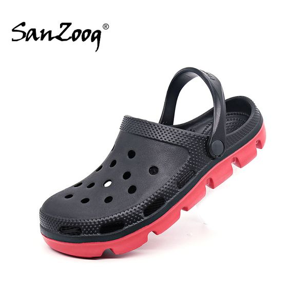 summer 2020 slip on men beach sandals mens clogs crocks garden shoes crox sandal man clog zuecos hombre cholas plus size 48 49 y200702, Black
summer 2020 slip on men beach sandals mens clogs crocks garden shoes crox sandal man clog zuecos hombre cholas plus size 48 49 y200702, Black
